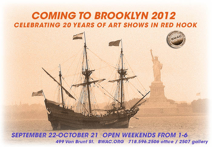 Coming To Brooklyn postcard